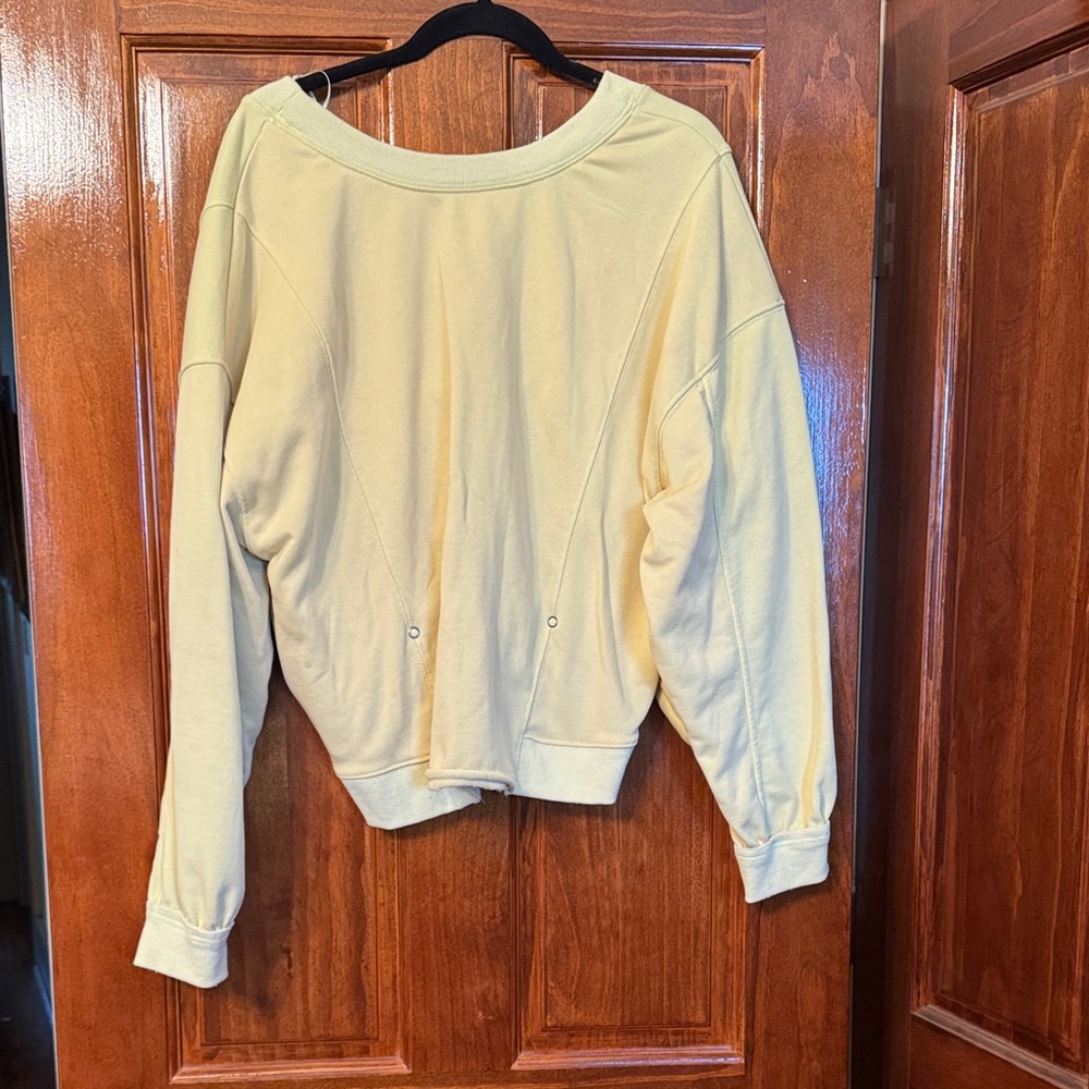BUCKETLIST Soft Yellow Knit Top